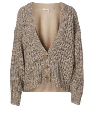 Wool-Blend Cardigan