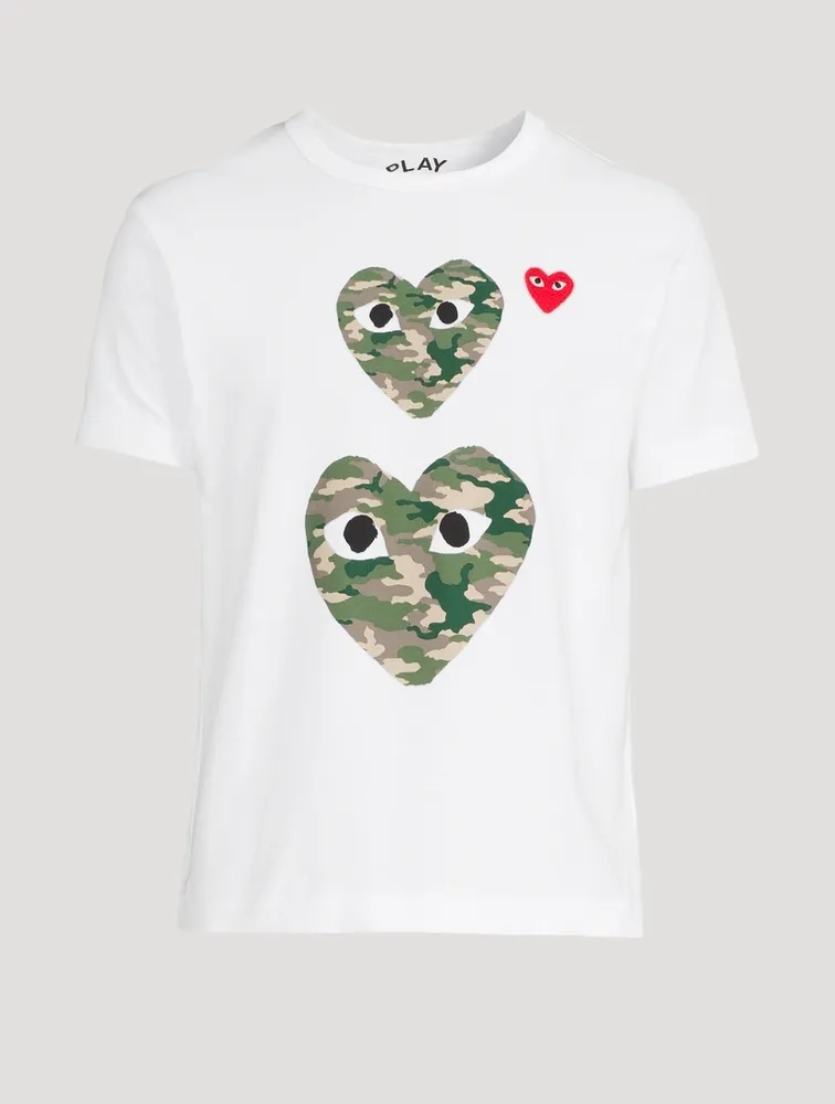 Cotton Camouflage Heart T-Shirt