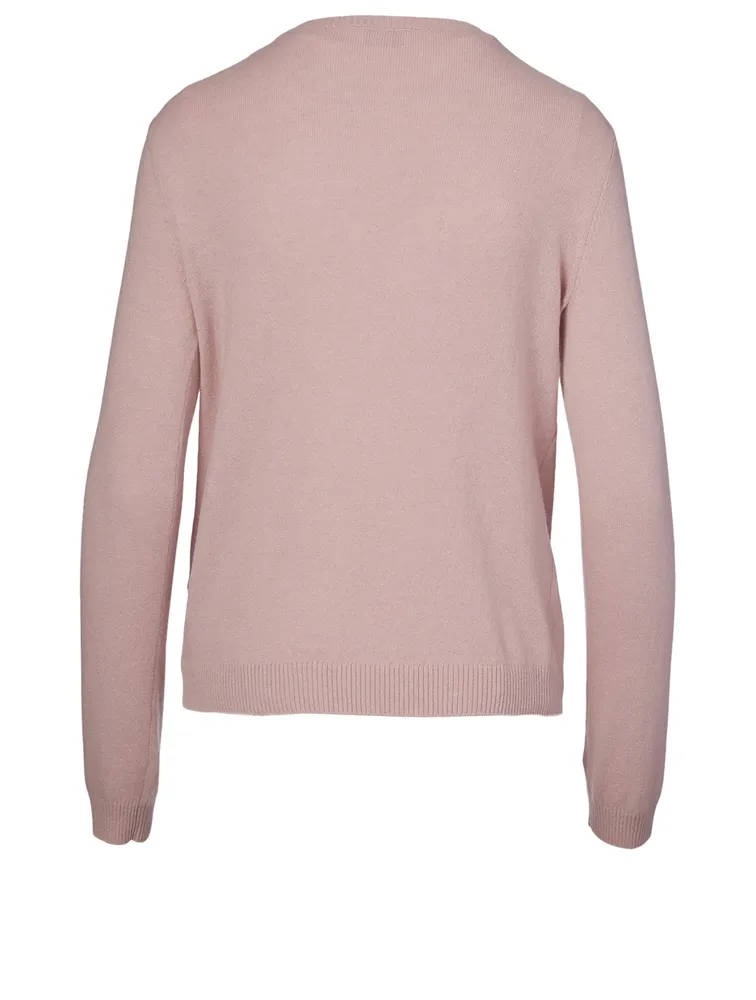 Crewneck Sweater With Bow