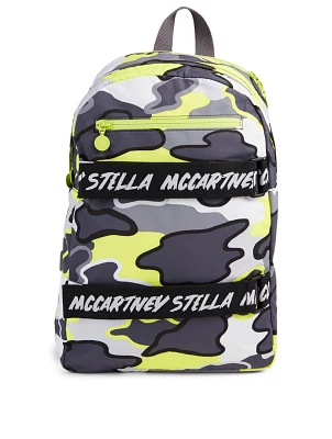 Kids' Logo Backpack In Camo Print