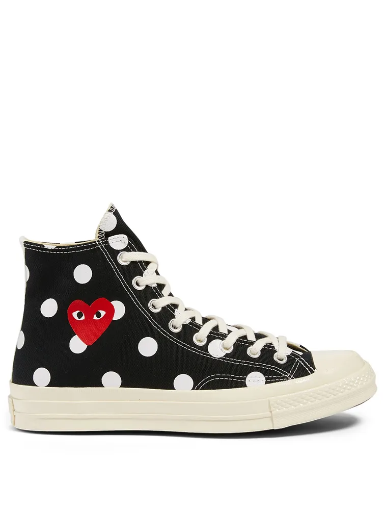 CONVERSE X CDG PLAY Chuck Taylor '70 High-Top Sneakers Polka Dot