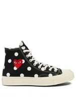 CONVERSE X CDG PLAY Chuck Taylor '70 High-Top Sneakers Polka Dot