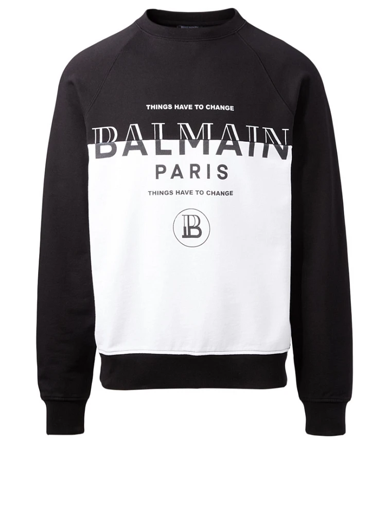 Cotton Logo Sweatshirt