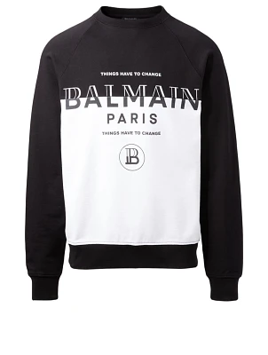 Cotton Logo Sweatshirt