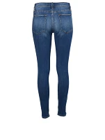 Le High Skinny Jeans With Tux Piping