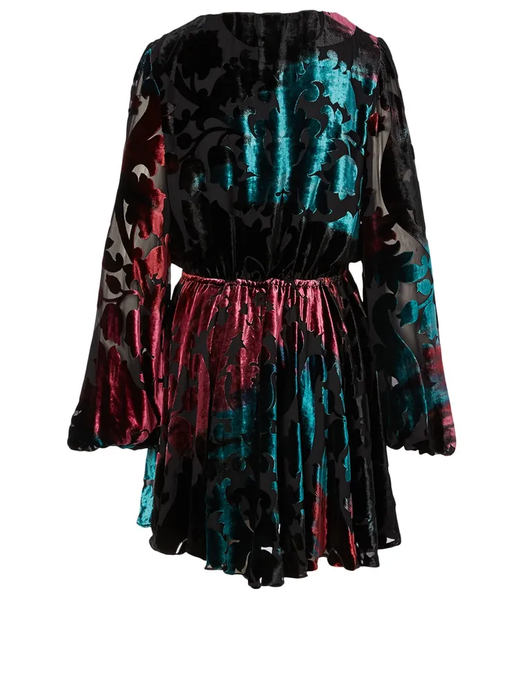 Olena Silk-Blend Dress