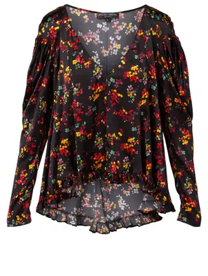 Ava Silk Stretch Top