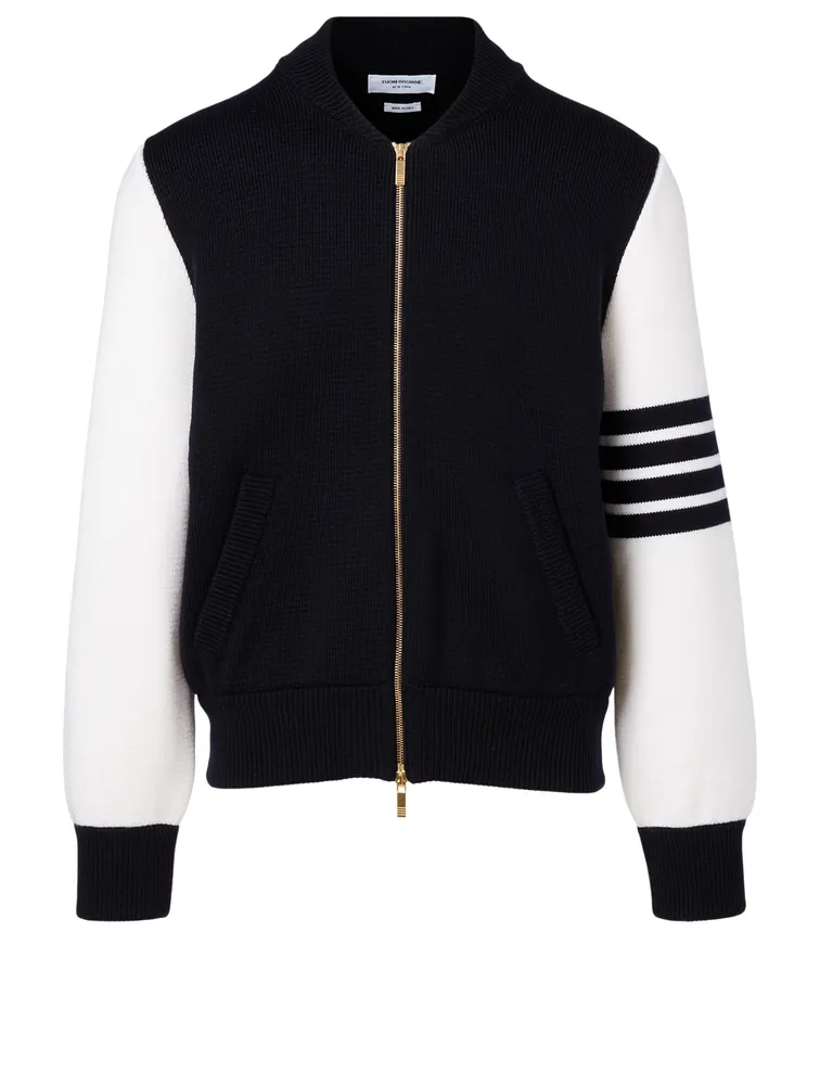 Merino Wool Bomber Jacket