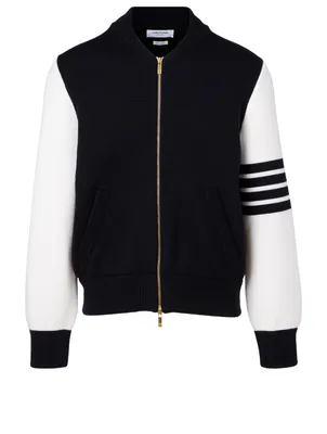 Merino Wool Bomber Jacket
