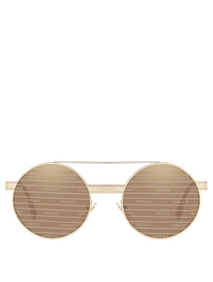 Round Aviator Sunglasses