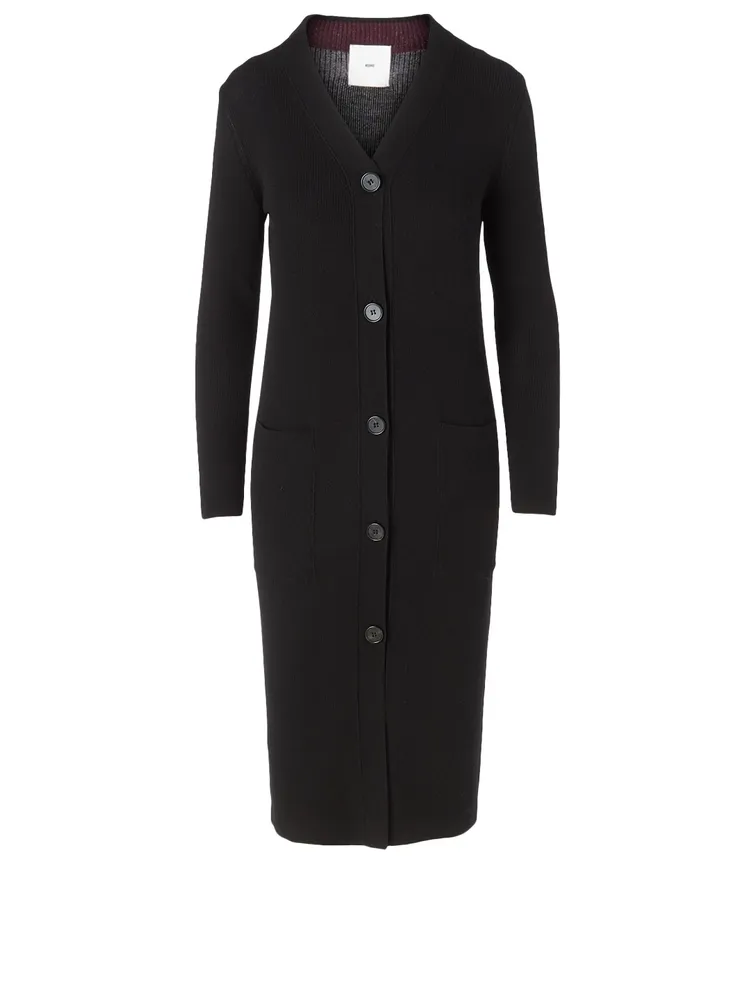 Wool And Cashmere Long Cardigan
