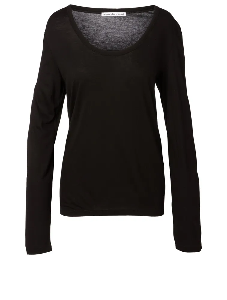 Drapey Jersey Top
