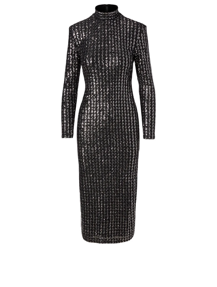 Sequin Midi Dress