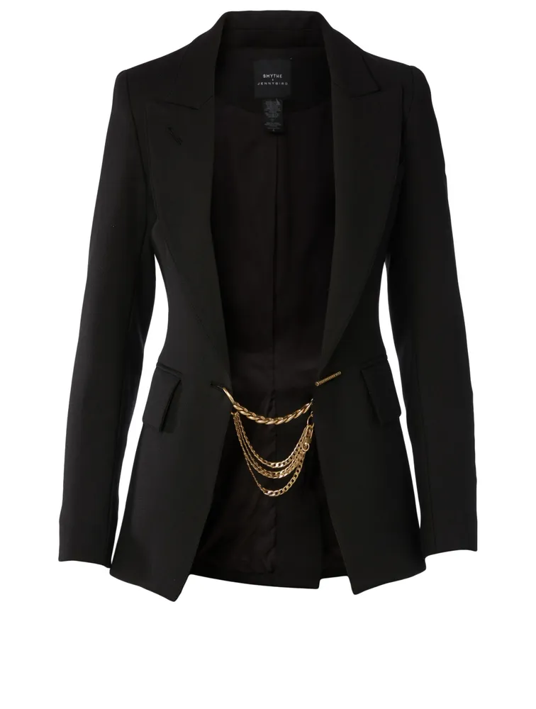 Smythe x Jenny Bird Wool-Blend Blazer