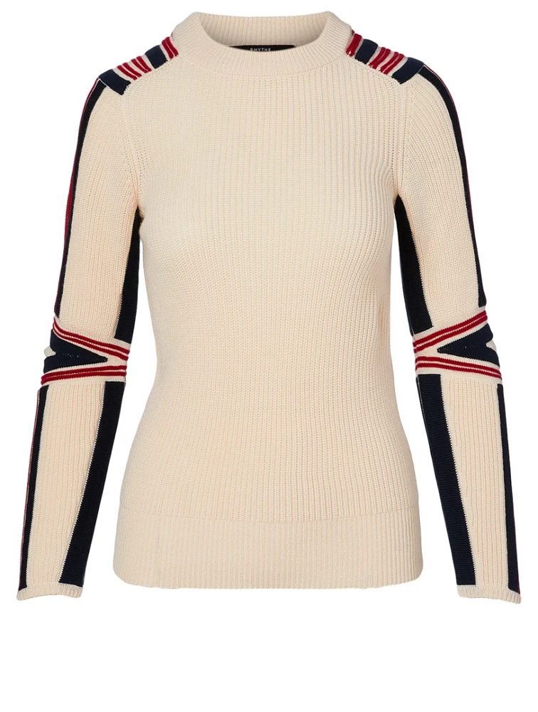 Wool-Blend Alpine Sweater