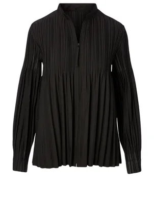 Long-Sleeve Zip Top