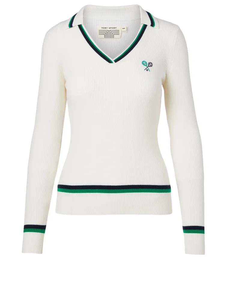 Wool Polo Sweater