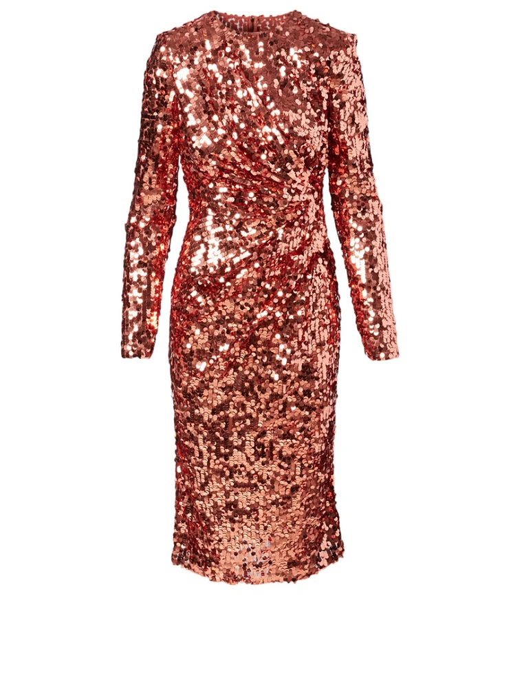 Sequin Midi Dress