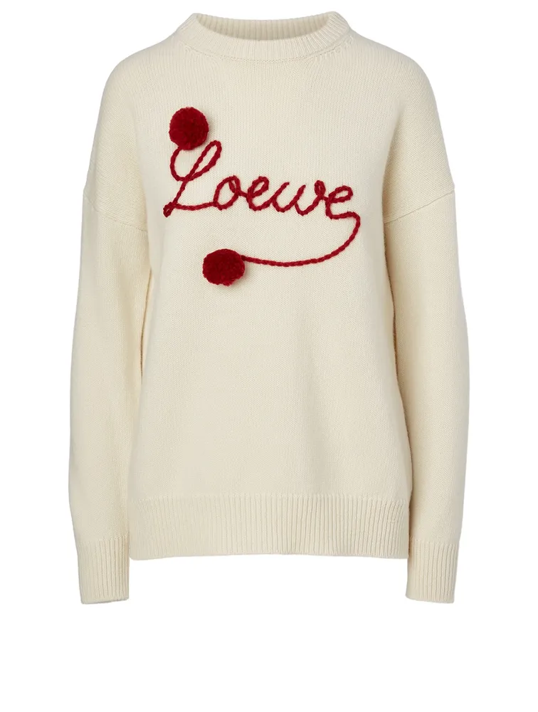 Wool Pom Sweater