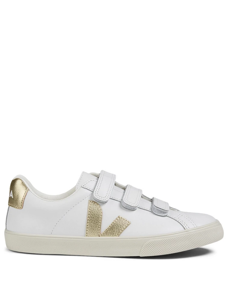 V-Lock Leather Sneakers