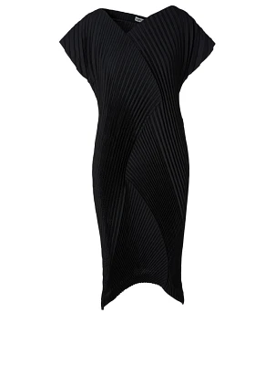 Pleated Midi Dress