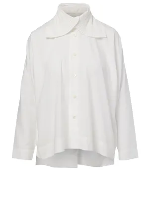 Pleat Collar Shirt