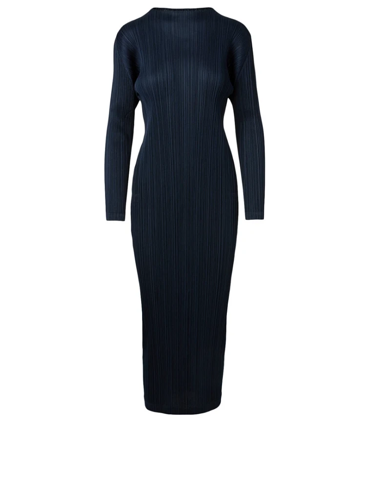 Pleated Maxi Dress