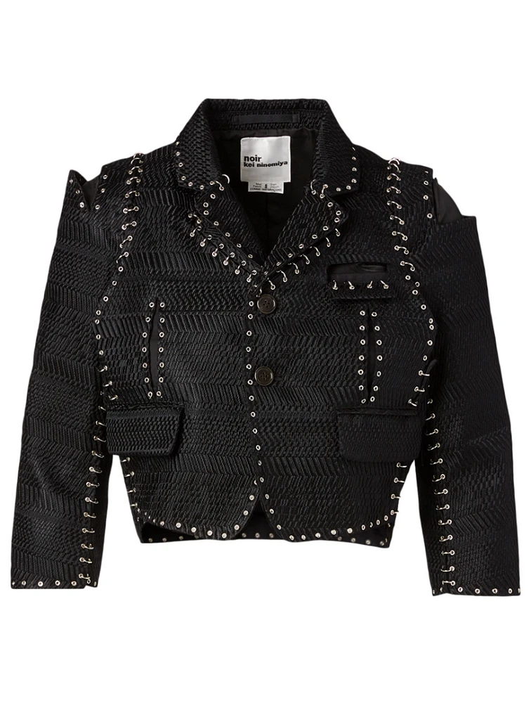 Piercing Cropped Jacket