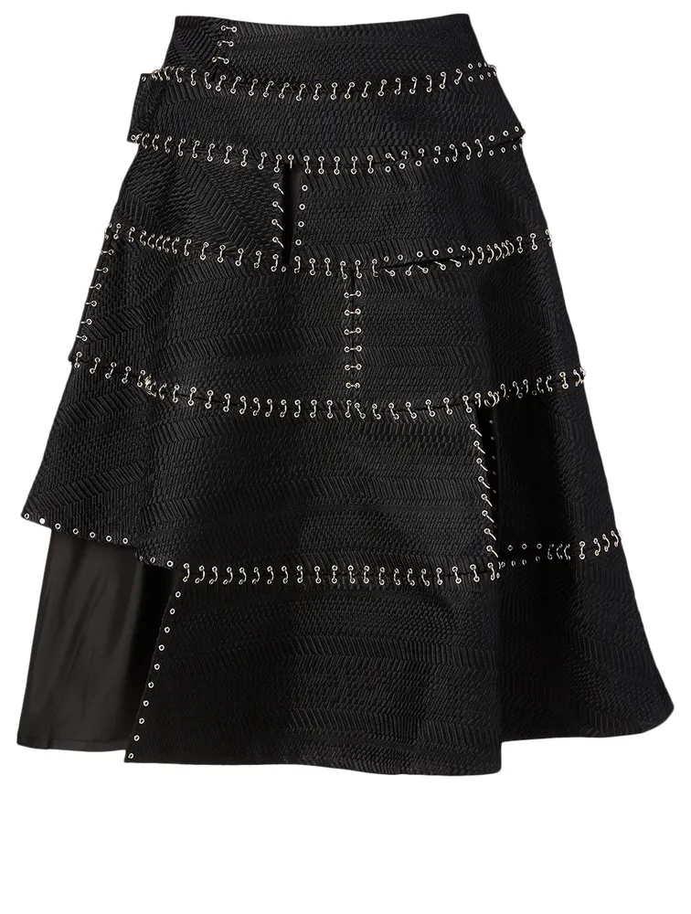 Textured Piercing Pants