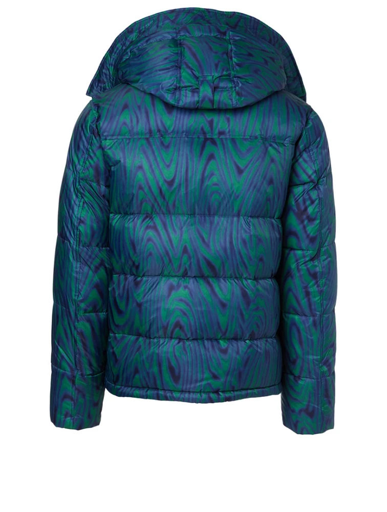 Moire Tiger Down Jacket