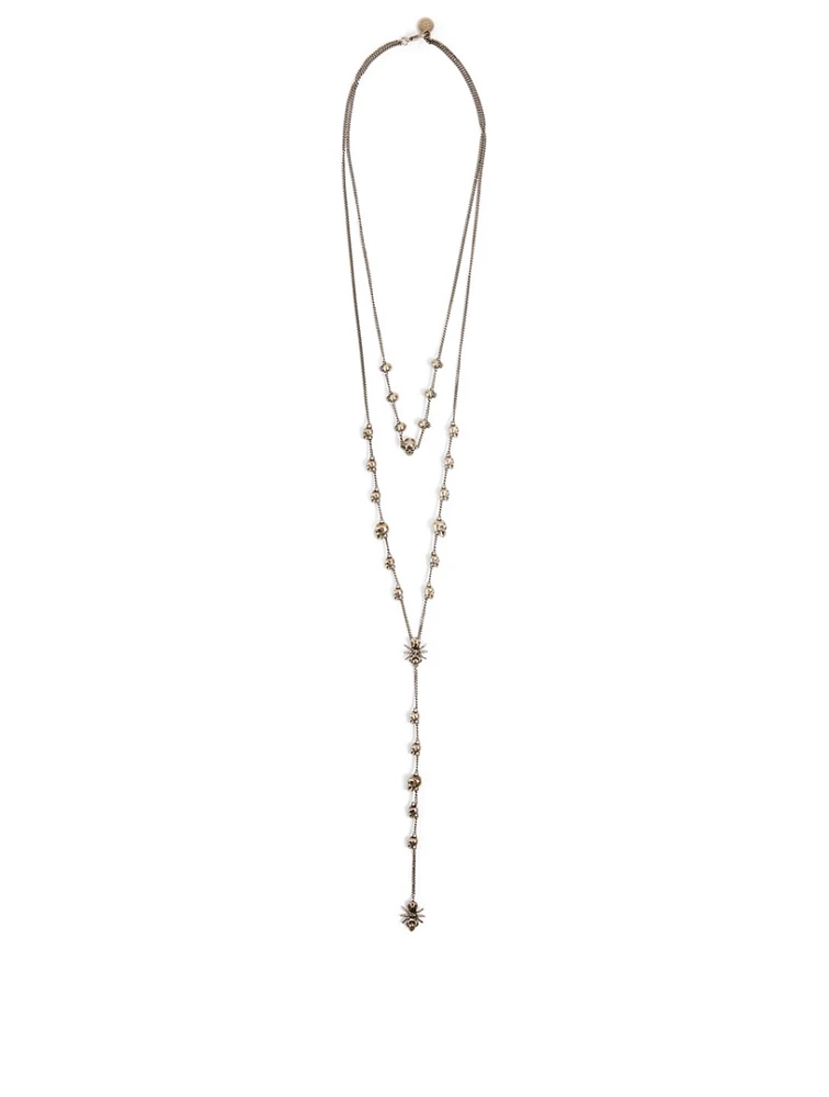Spider Skull Necklace
