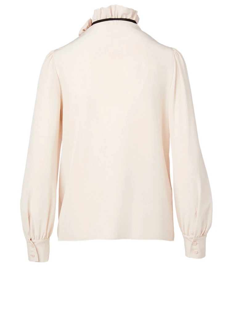 Silk Crepe De Chine Blouse