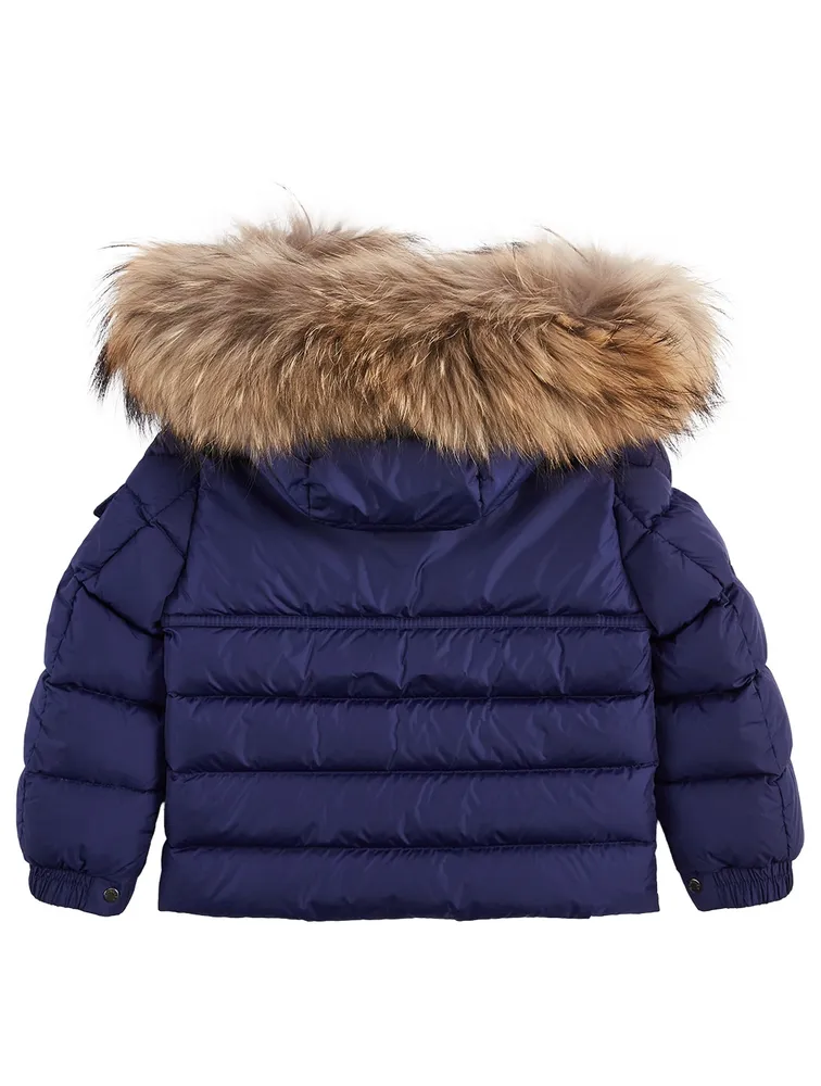 Boys New Byron Down Coat With Fur Hood