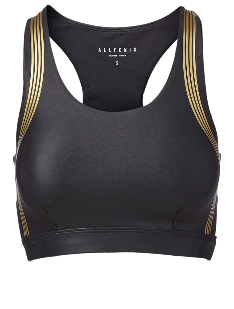 Speed Tech Gold Sports Bra