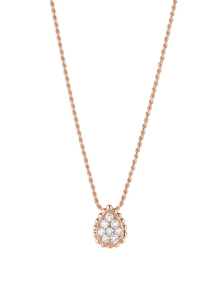 XS Serpent Bohème Gold Pendant Necklace With Diamonds