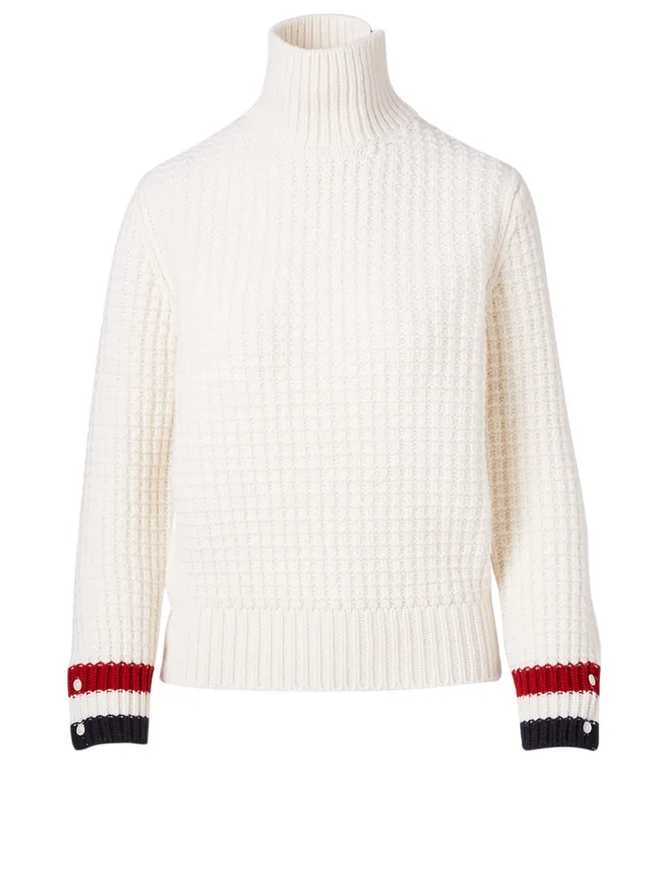 Wool Waffle Stitch Sweater