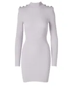 Long-Sleeve Mini Dress