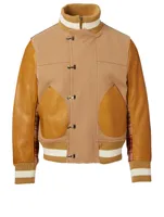 Wool And Leather Jacket