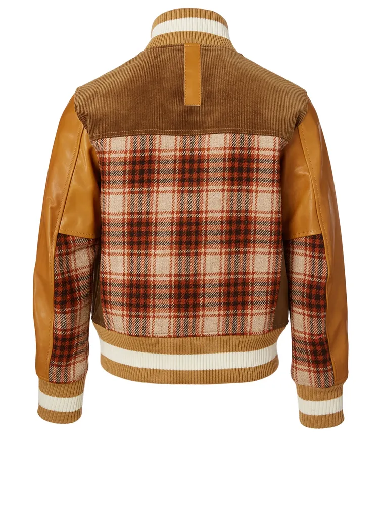 Wool And Leather Jacket