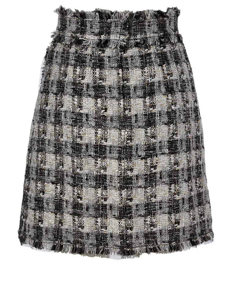 Tweed Mini Skirt