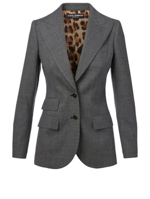 Wool Stretch Blazer