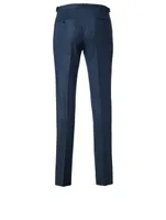 Wool Slim-Fit Pants