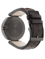 Interlocking G Web Strap Watch