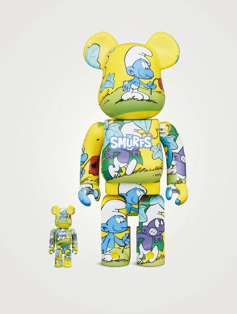 Purple Smurfs 100% & 400% Be@rbrick Set