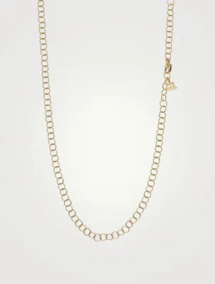 18K Gold Small Round Chain