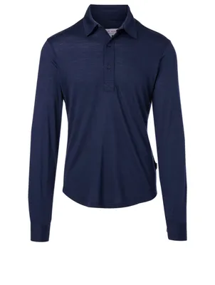 Sebastian Merino Long-Sleeve Polo