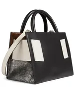 Bobby 23 Calf Hair Patchwork Top Handle Bag