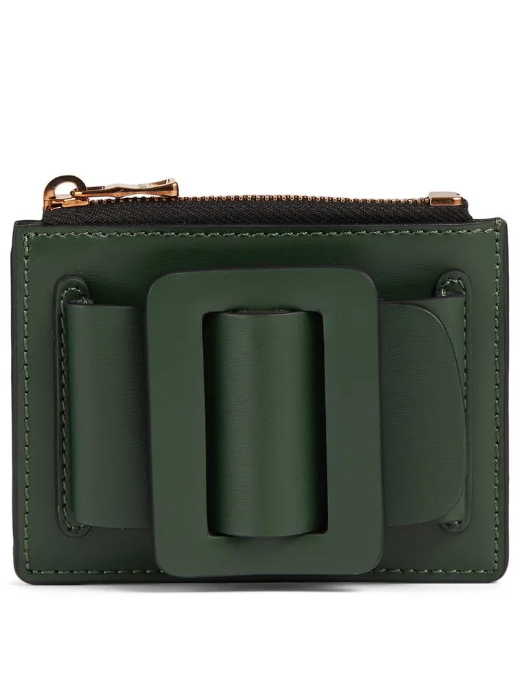 Buckle Leather Card Holder