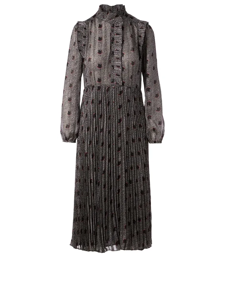 Paris Long-Sleeve Midi Dress