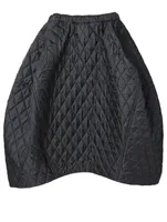 Quilted Skirt With Padding